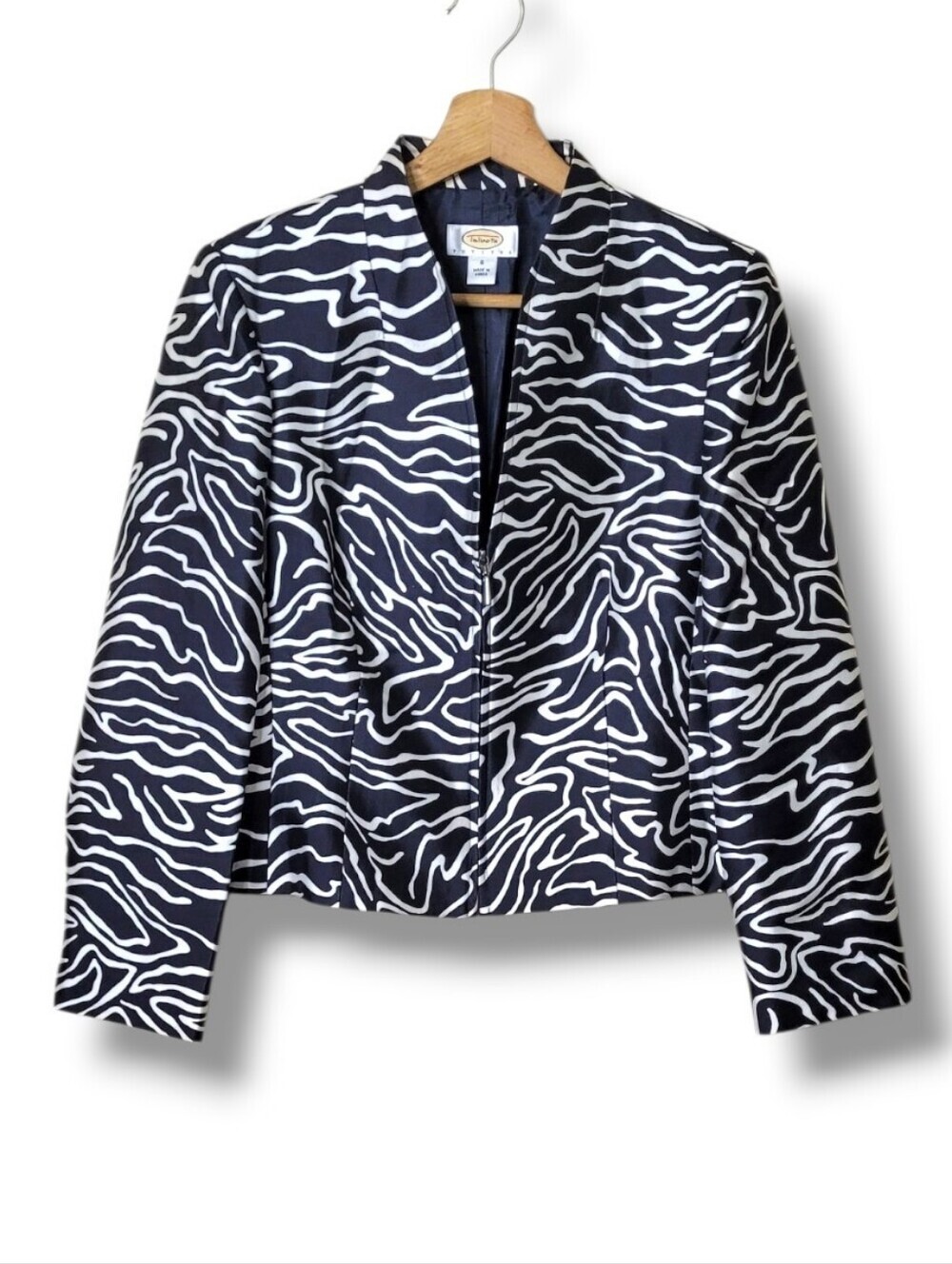Talbots Silk Wool Blazer Jacket 6P